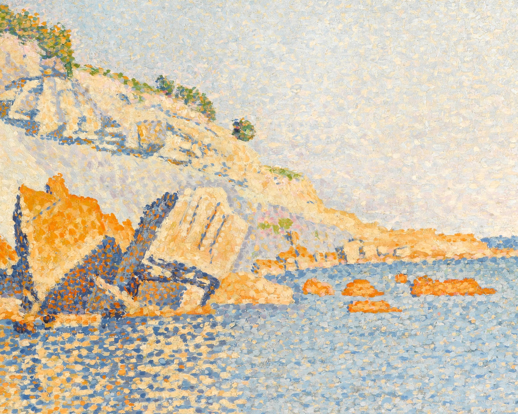 Paul Signac Fine Art Print, Cassis, Cap Lombard