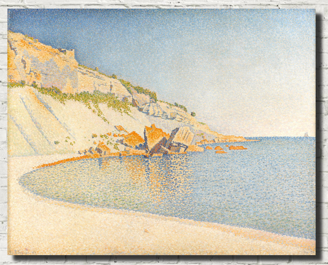 Paul Signac Fine Art Print, Cassis, Cap Lombard