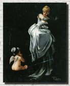 Caught in the Web, Luis Ricardo Falero Fine Art Print