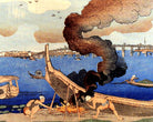 Utagawa Kuniyoshi, Japanese Fine Art Print, Caulking Boats