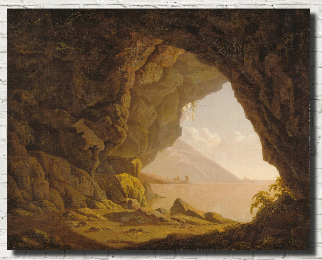 Joseph Wright of Derby Fine Art Print : Cavern Near Naples