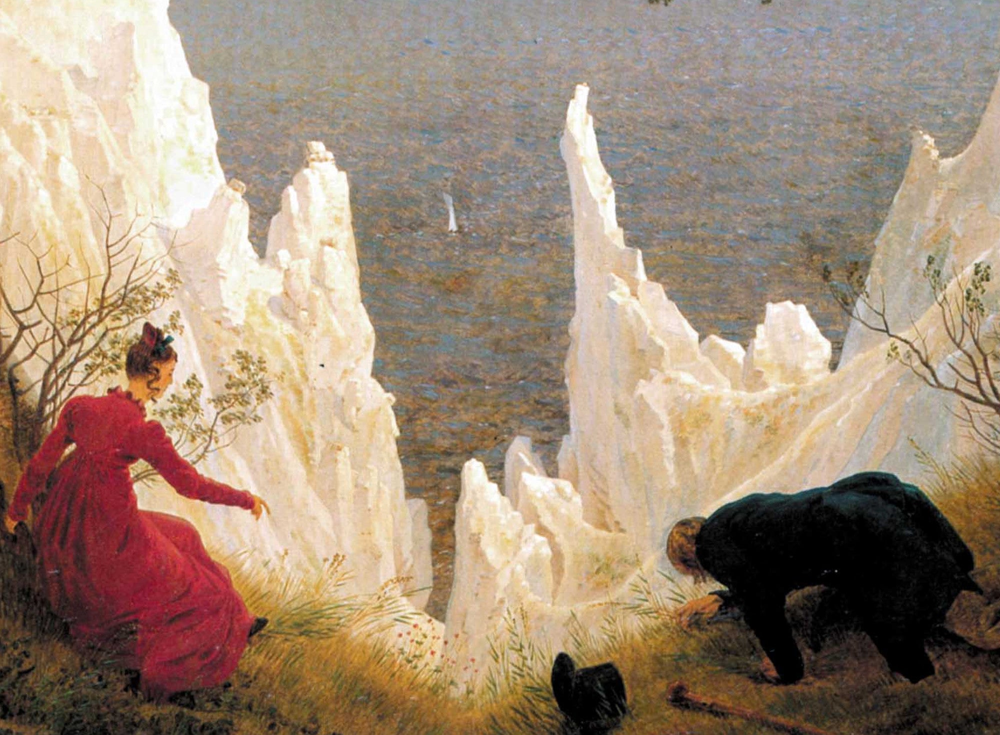 Chalk Cliffs, Casper David Friedrich Fine Art Print