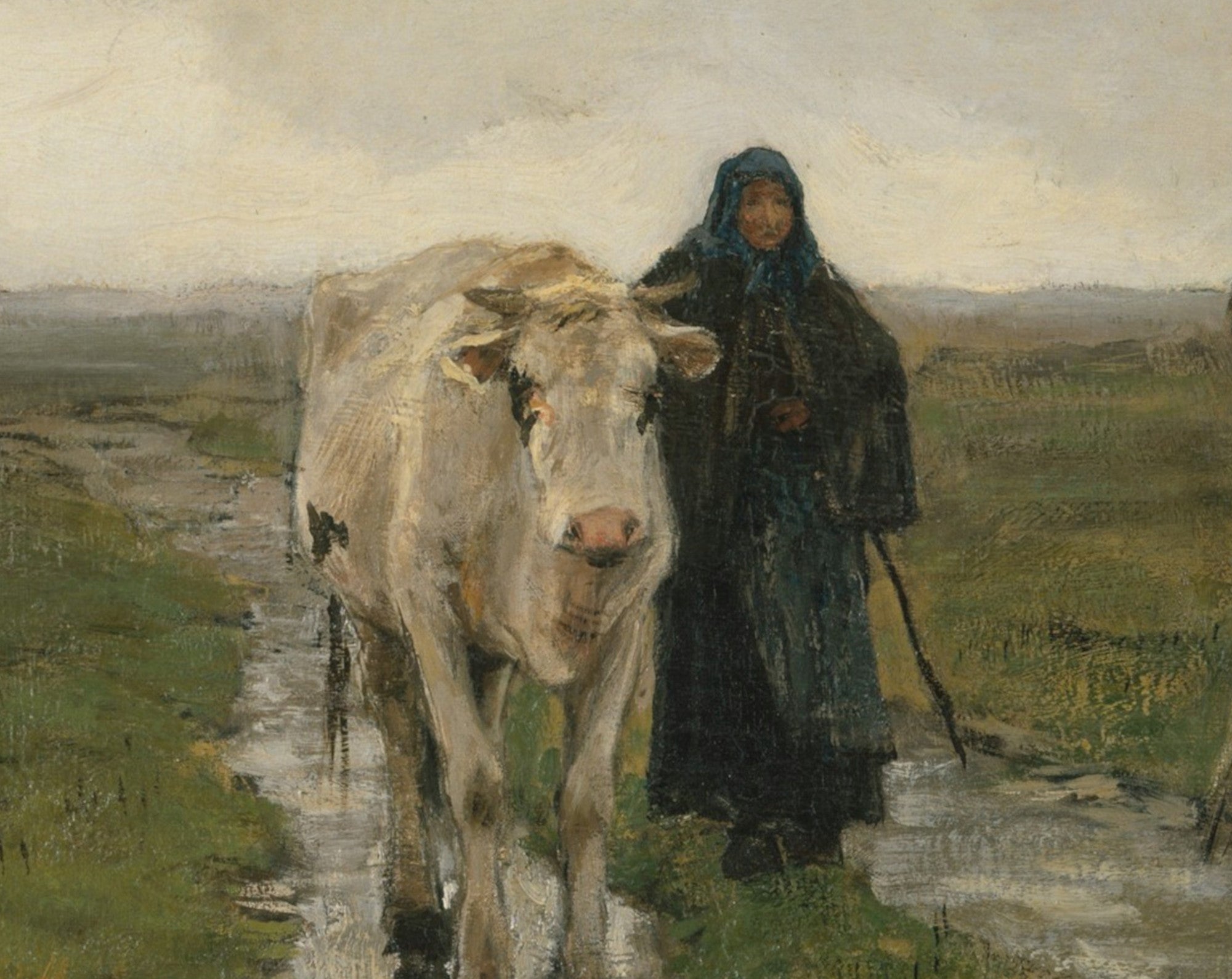 Changing Pasture, Anton Mauve Fine Art Print