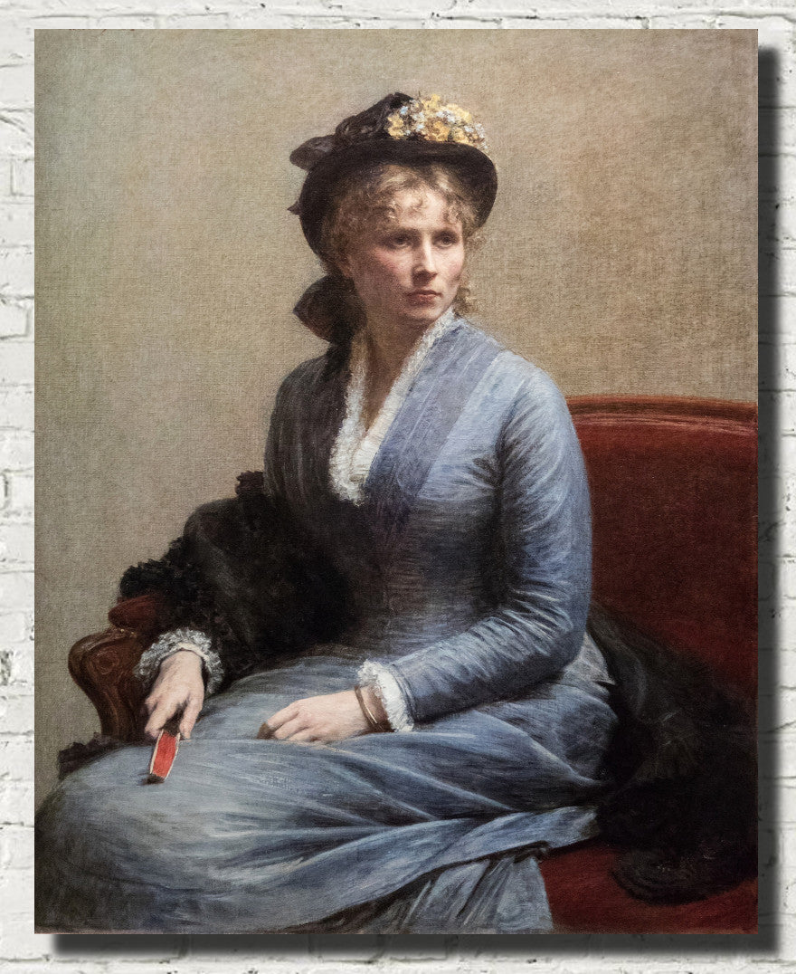 Henri Fantin-Latour Fine Art Print, Charlotte Dubourg Portrait