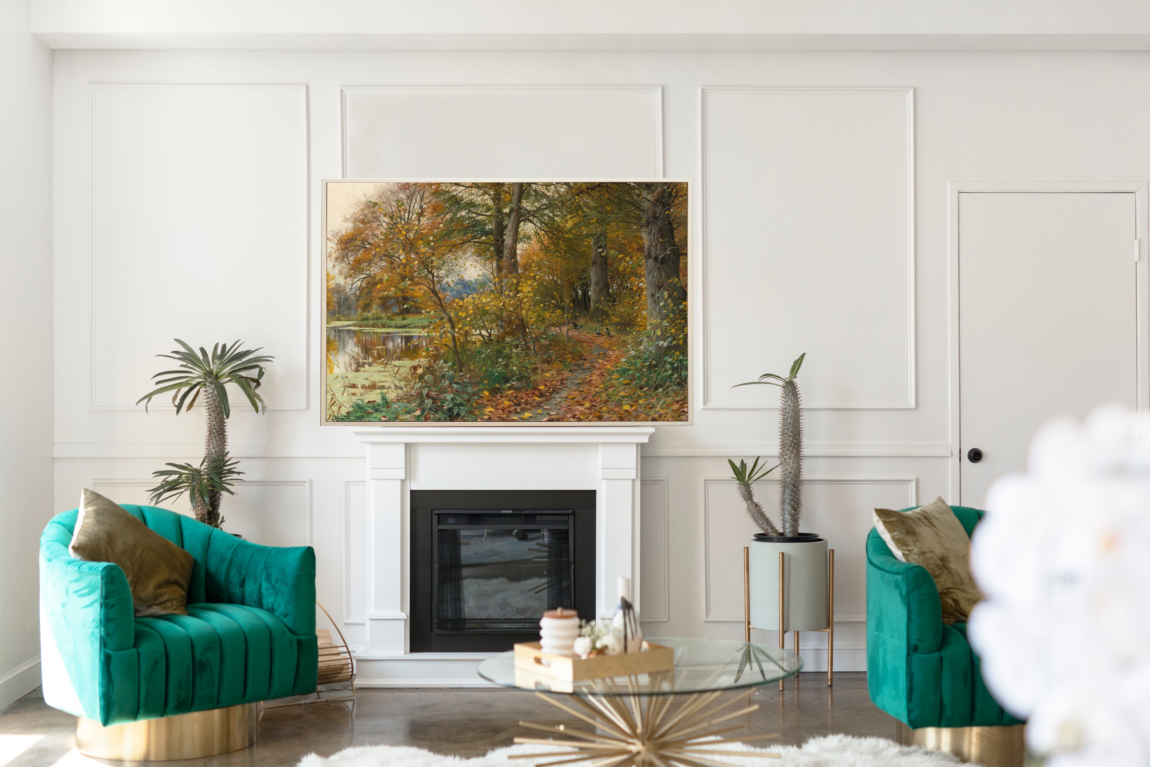 Charlottendun Forest, Peder Mørk Mønsted Fine Art Print