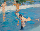 Children In The Sea, Valencia Beach, Joaquín Sorolla Fine Art Print