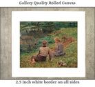 Children in a landscape, Emile Claus, Belgian Luminsm