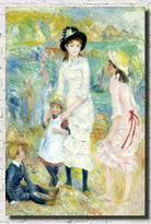Renoir, Impressionist Fine Art Print, Children on the Seashore, Guernsey