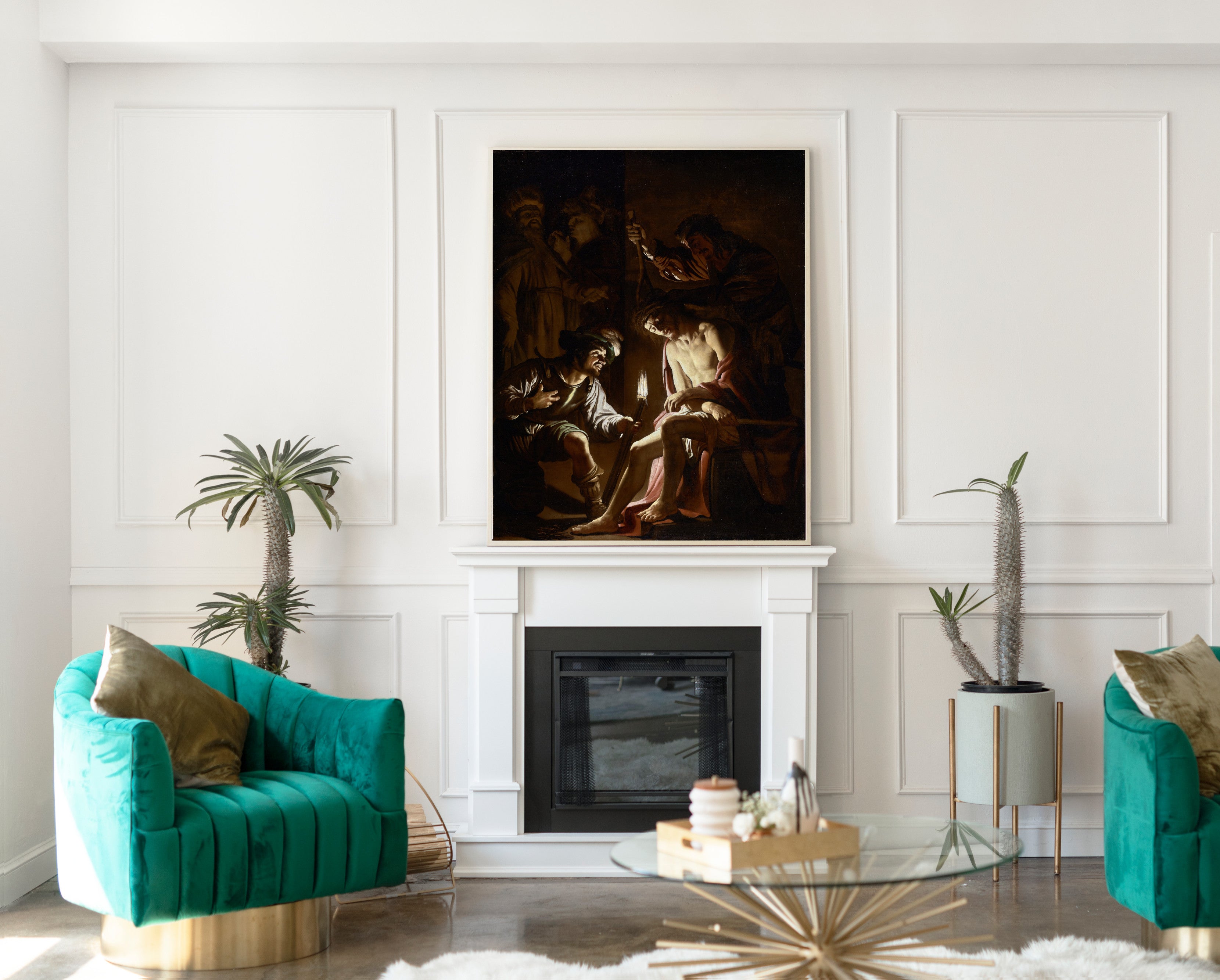 Christ Crowned with Thorns, Gerard van Honthorst Fine Art Print