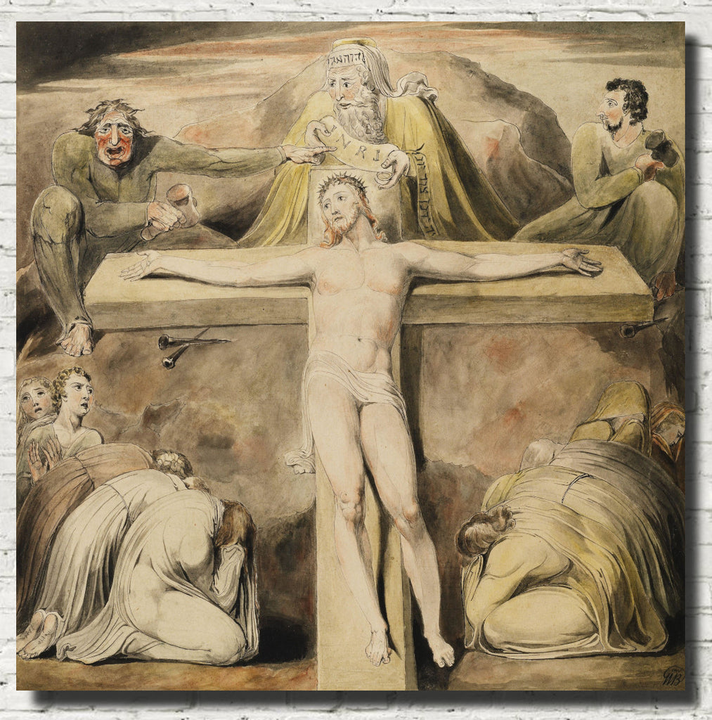 Christ Nailed to the Cross, William Blake