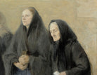 Helene Schjerfbeck Fine Art Print, Churchgoers (Easter Morning)