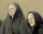 Helene Schjerfbeck Fine Art Print, Churchgoers (Easter Morning)