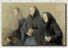 Helene Schjerfbeck Fine Art Print, Churchgoers (Easter Morning)