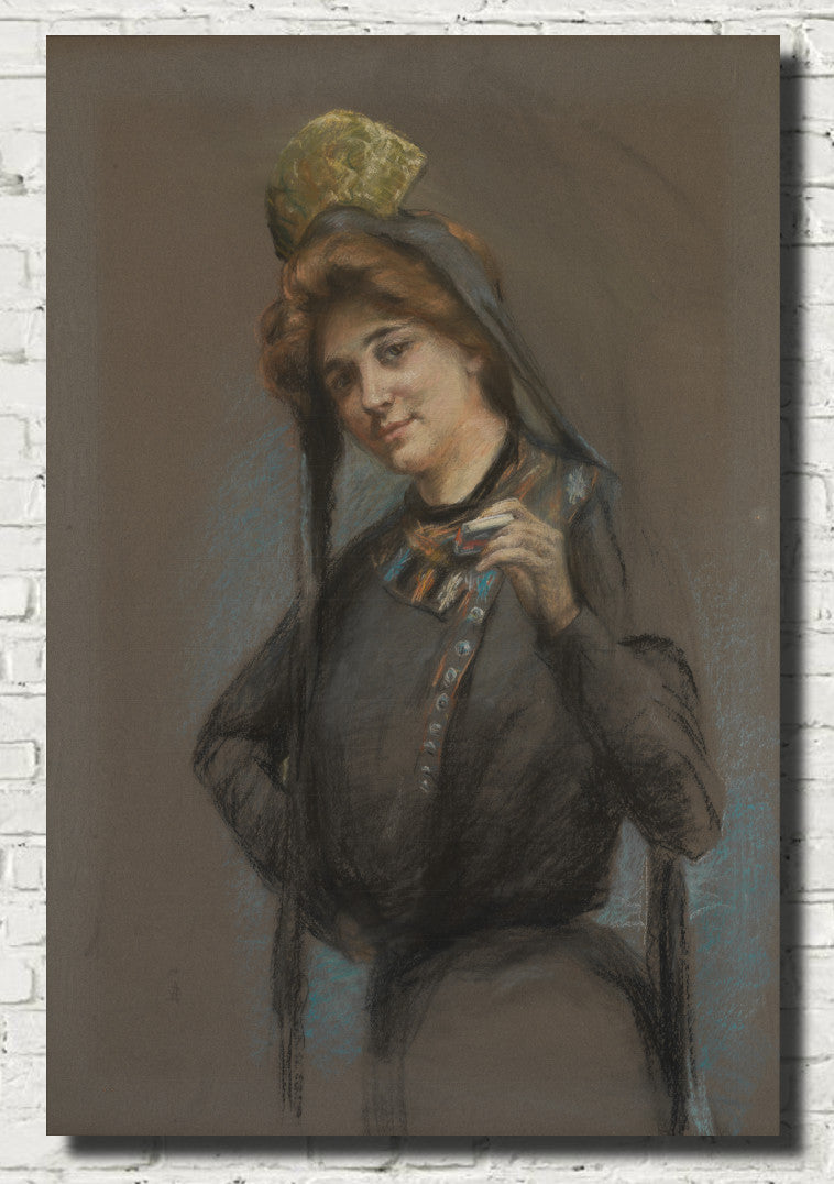 Cigarette, Alice Pike Barney Fine Art Print
