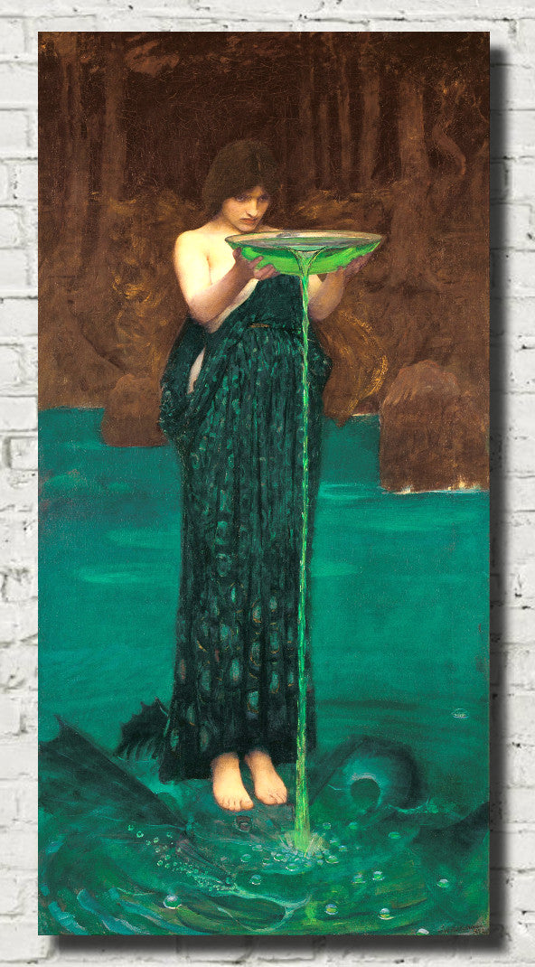 John William Waterhouse Fine Art Print, Circe Invidiosa