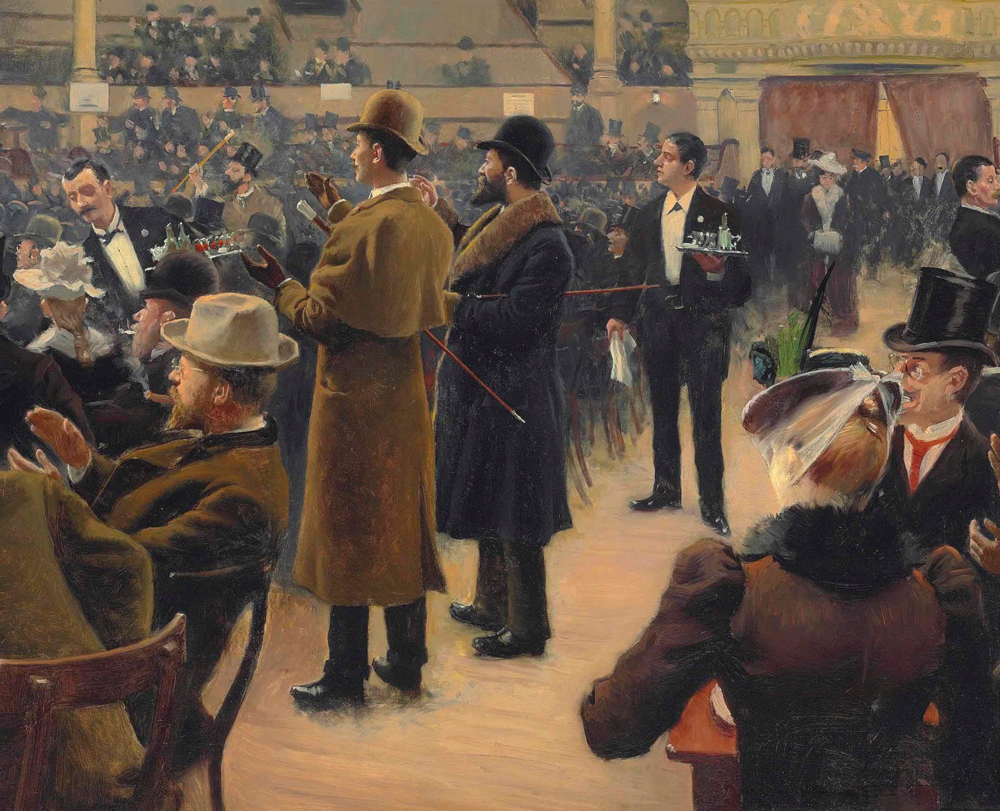 Paul Gustav Fischer Fine Art Print, Circus Building, Copenhagen
