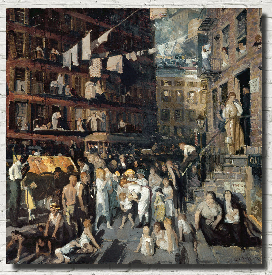 George Bellows Fine Art Print, Cliff Dwellers