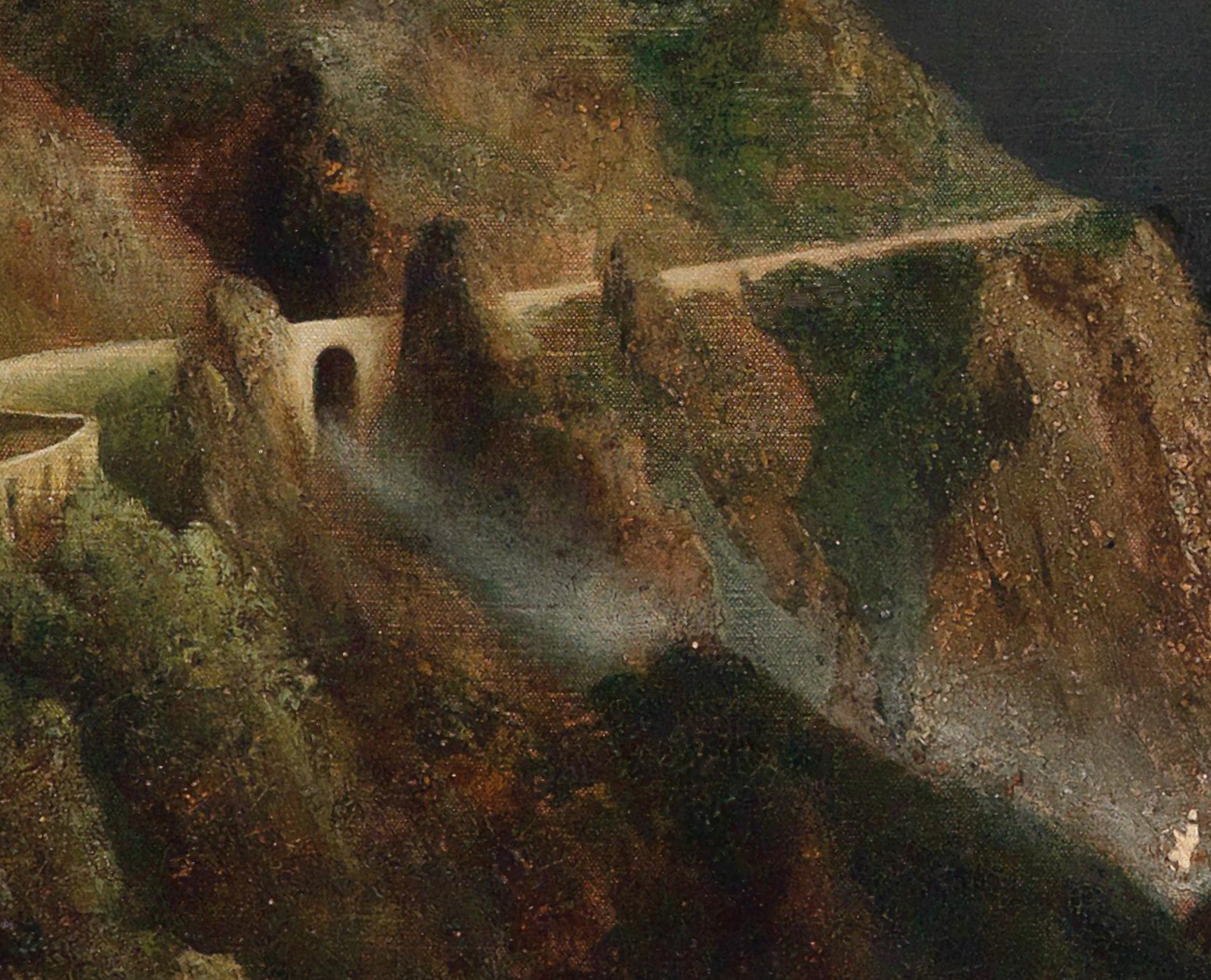 Karl Wilhelm Diefenbach Fine Art Print, Coastal Road near Sorrento-Amalfi