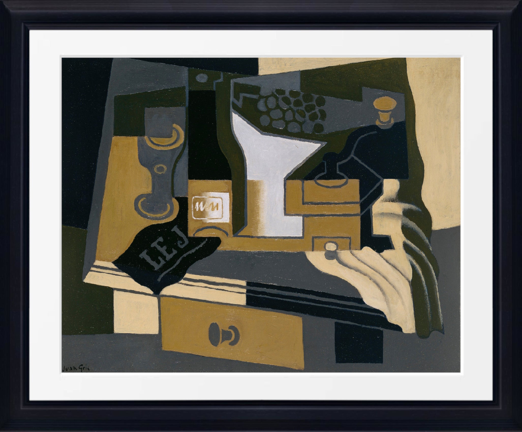 Coffee Grinder, Juan Gris Cubism Abstract Print Framed Wall Art