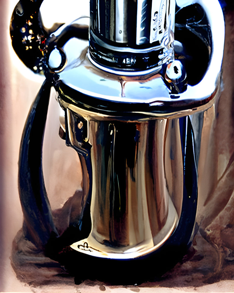 Coffee Percolator, Abstract Print Framed Wall Art
