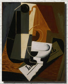 Juan Gris Crystal Cubism Fine Art Print, Coffeepot