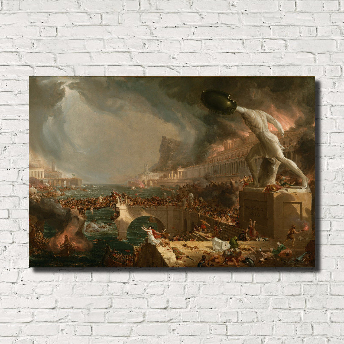 Thomas Cole, Old Masters Fine Art Print, Destruction