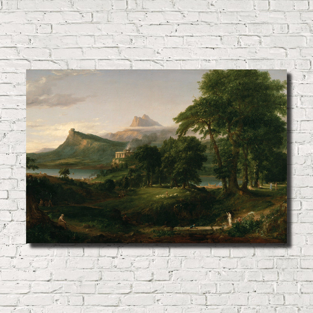Thomas Cole, Old Masters Fine Art Print, Arcadian Pastoral State