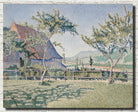 Paul Signac Fine Art Print, Comblat-le-Château, the Meadow (Le Pré)