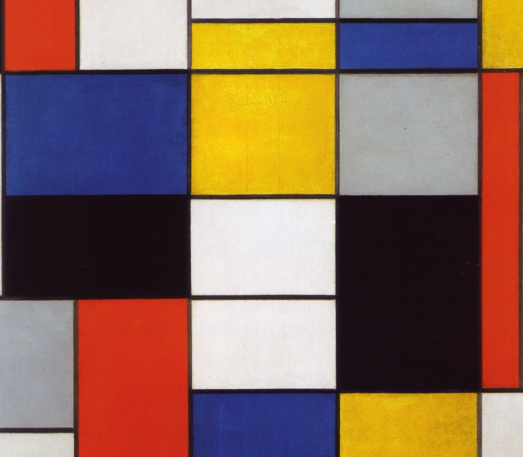 Piet Mondrian Abstract Fine Art Print, Composition A