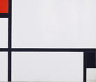 Composition No. I, with Red and Black, Piet Mondrian Abstract Fine Art Print