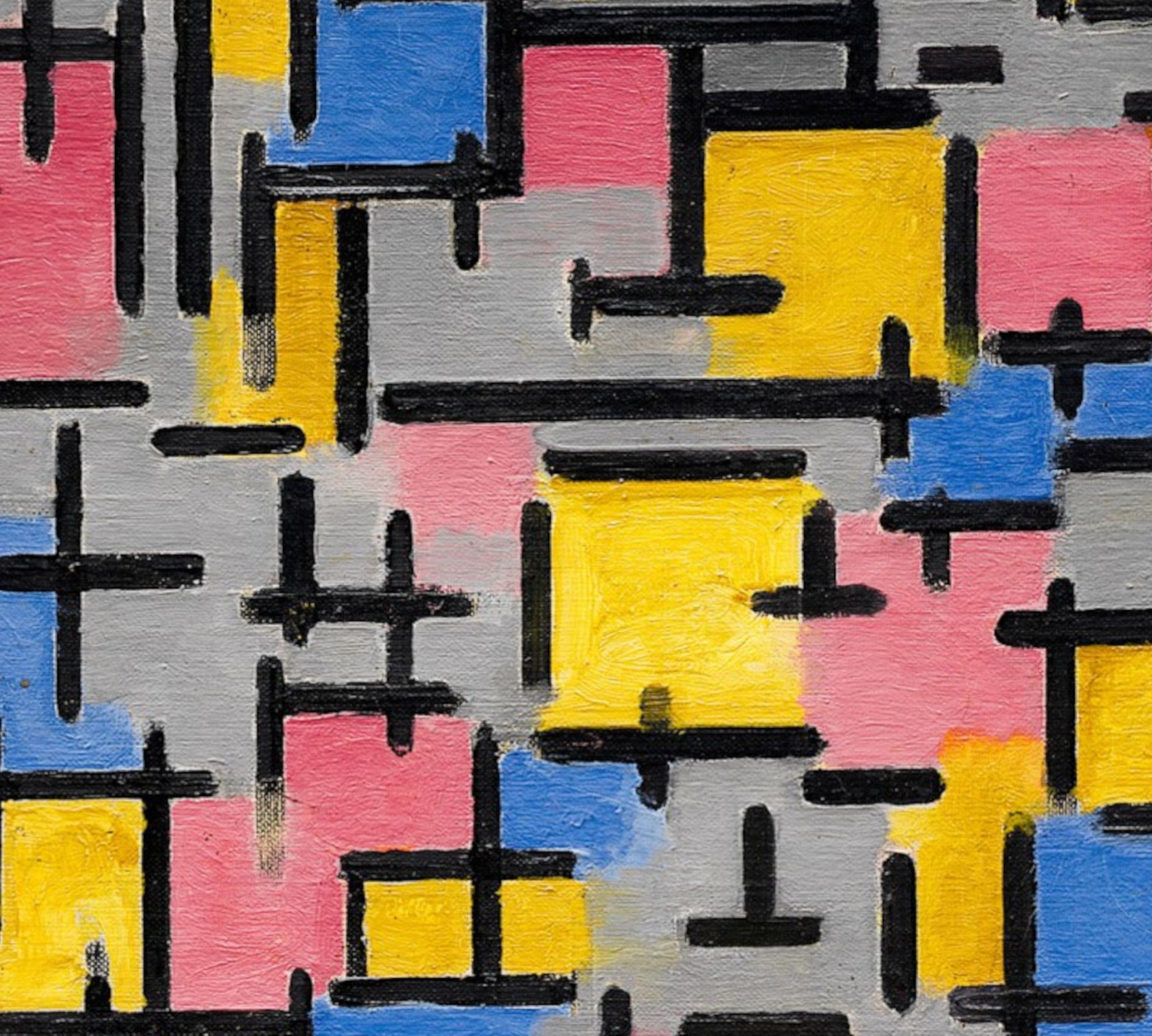 Piet Mondrian Abstract Fine Art Print, Composition