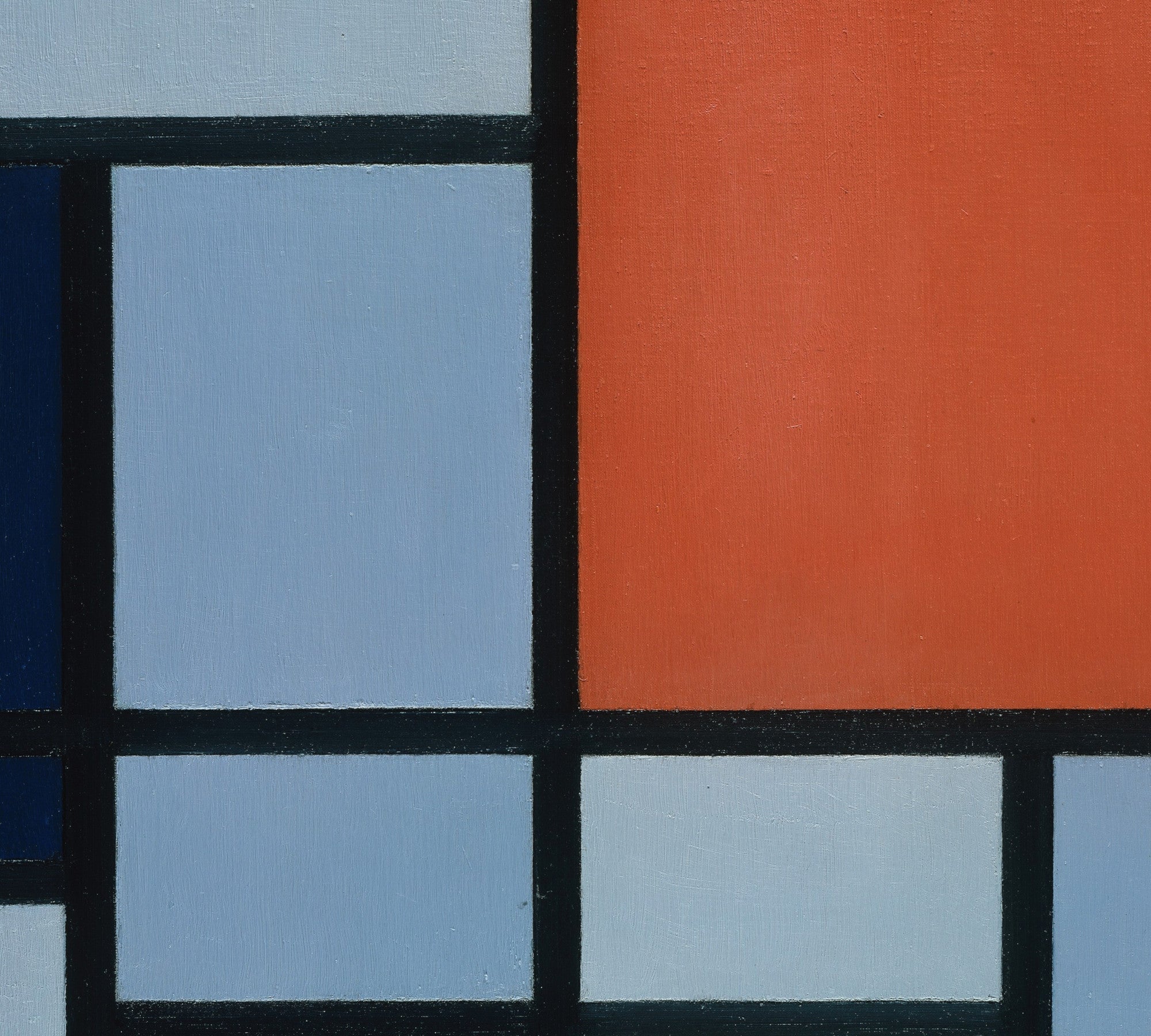 Composition (1921), Piet Mondrian Abstract Fine Art Print