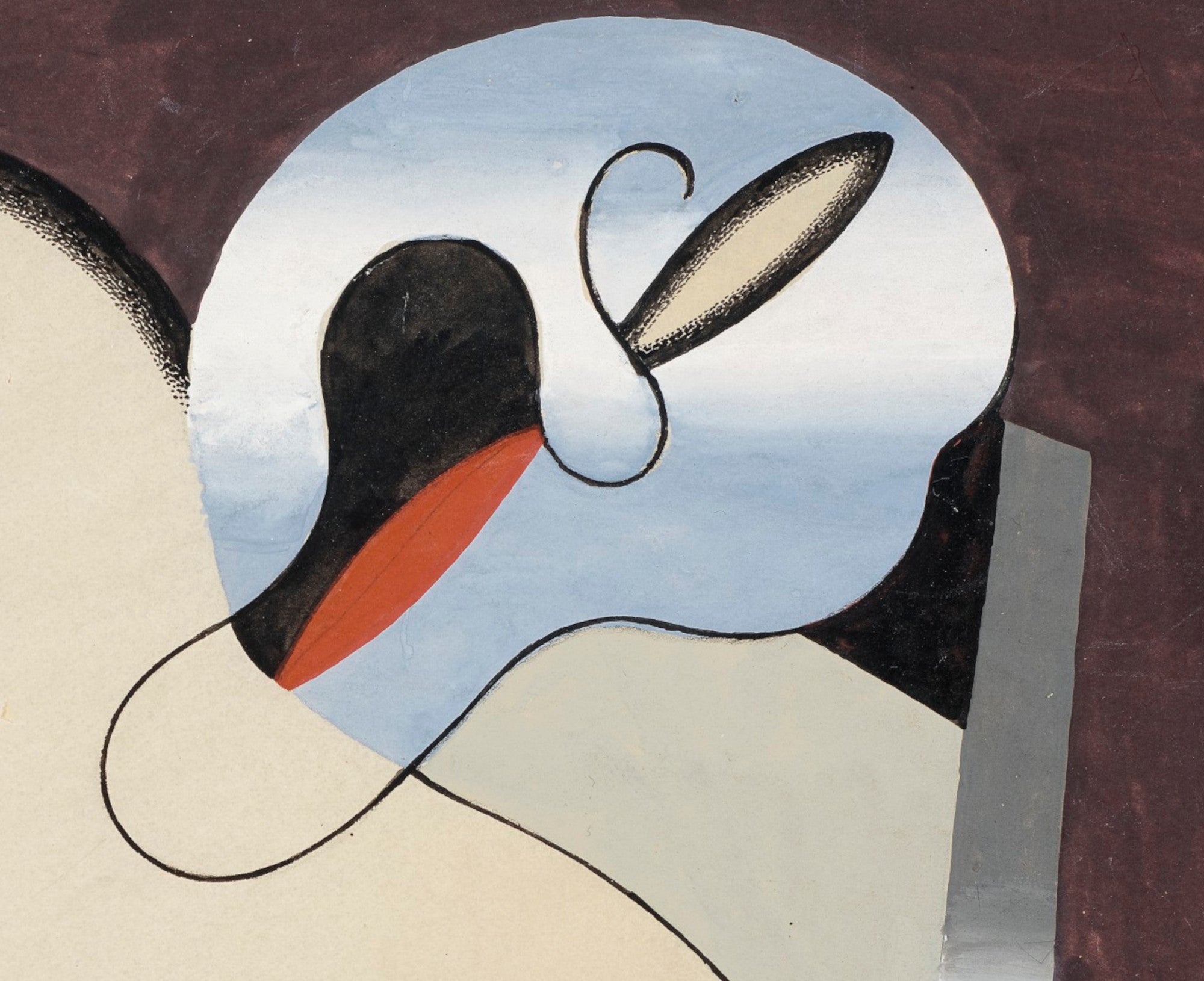 Georges Valmier Abstract Fine Art Print, Femme couchée