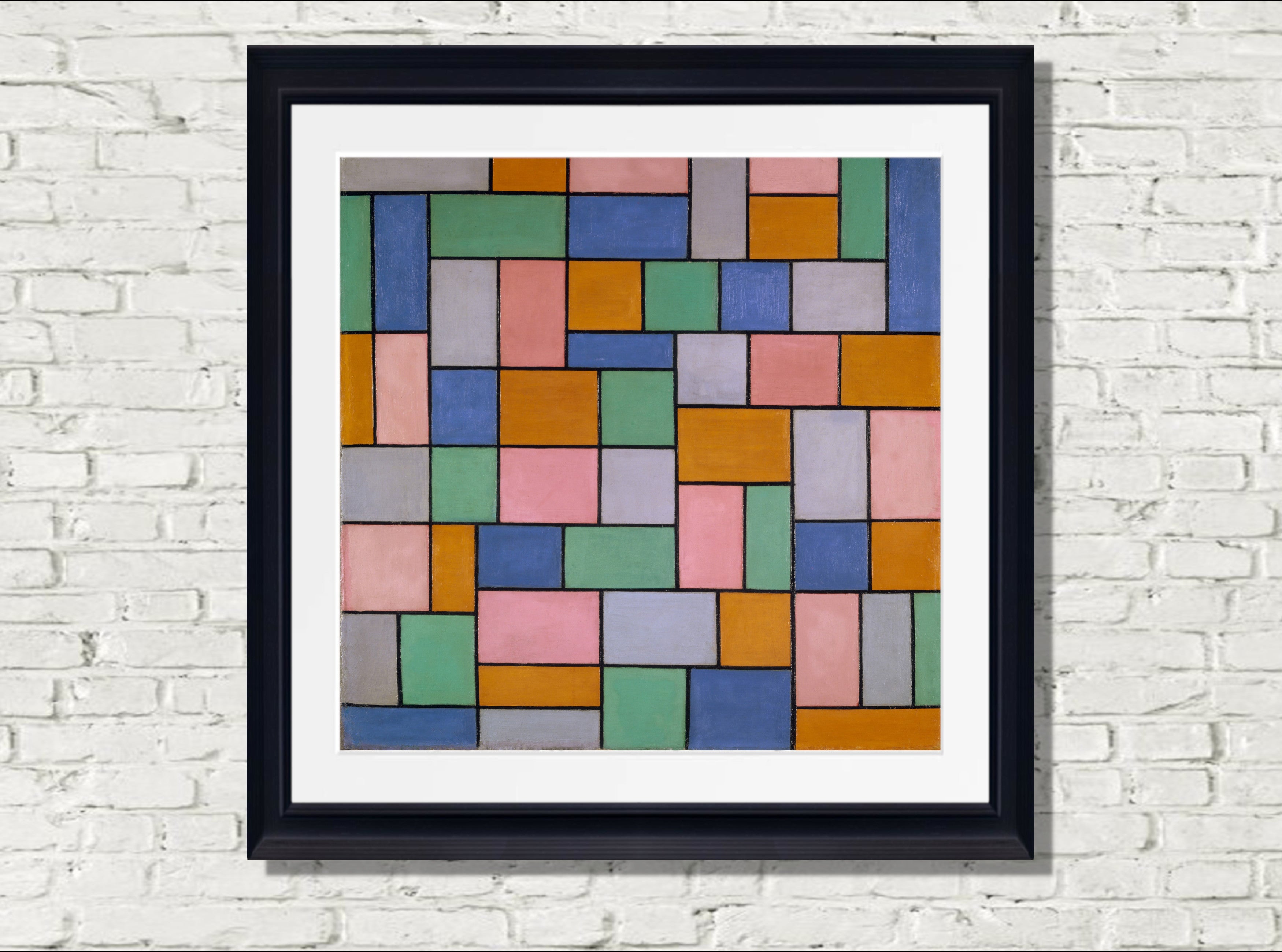 Abstract Composition in dissonances, Theo van Doesburg