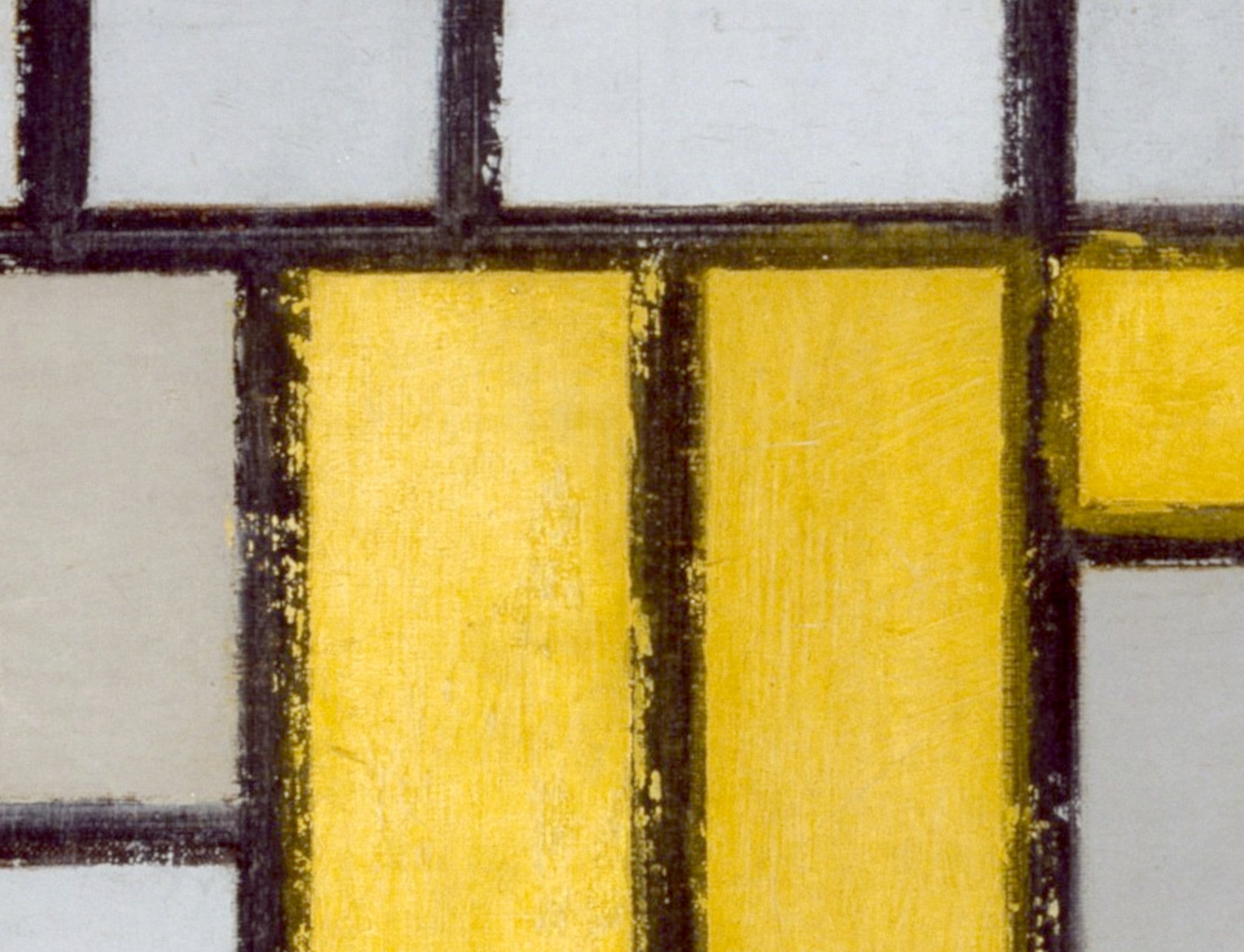 Piet Mondrian Abstract Fine Art Print, Composition With Grid