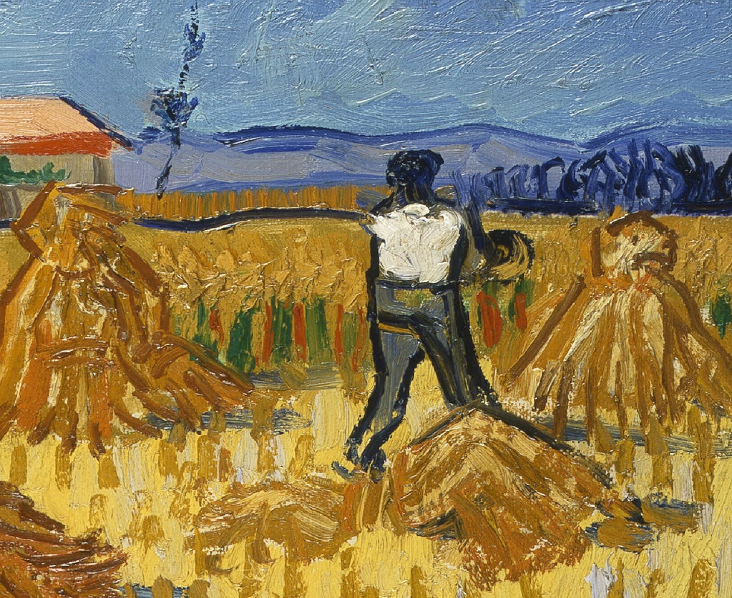 Corn Harvest in Provence, Vincent Van Gogh Fine Art Print