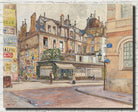 Frederic Anatole Houbron Fine Art Print, Corner rue Mabillon and rue Clément, in 1907. 5th and 6th arrondissements