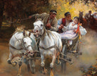 Alfred Kowalski Fine Art Print, Country Wedding