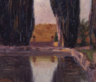 Fujishima Takeji Fine Art Print, Cypresses