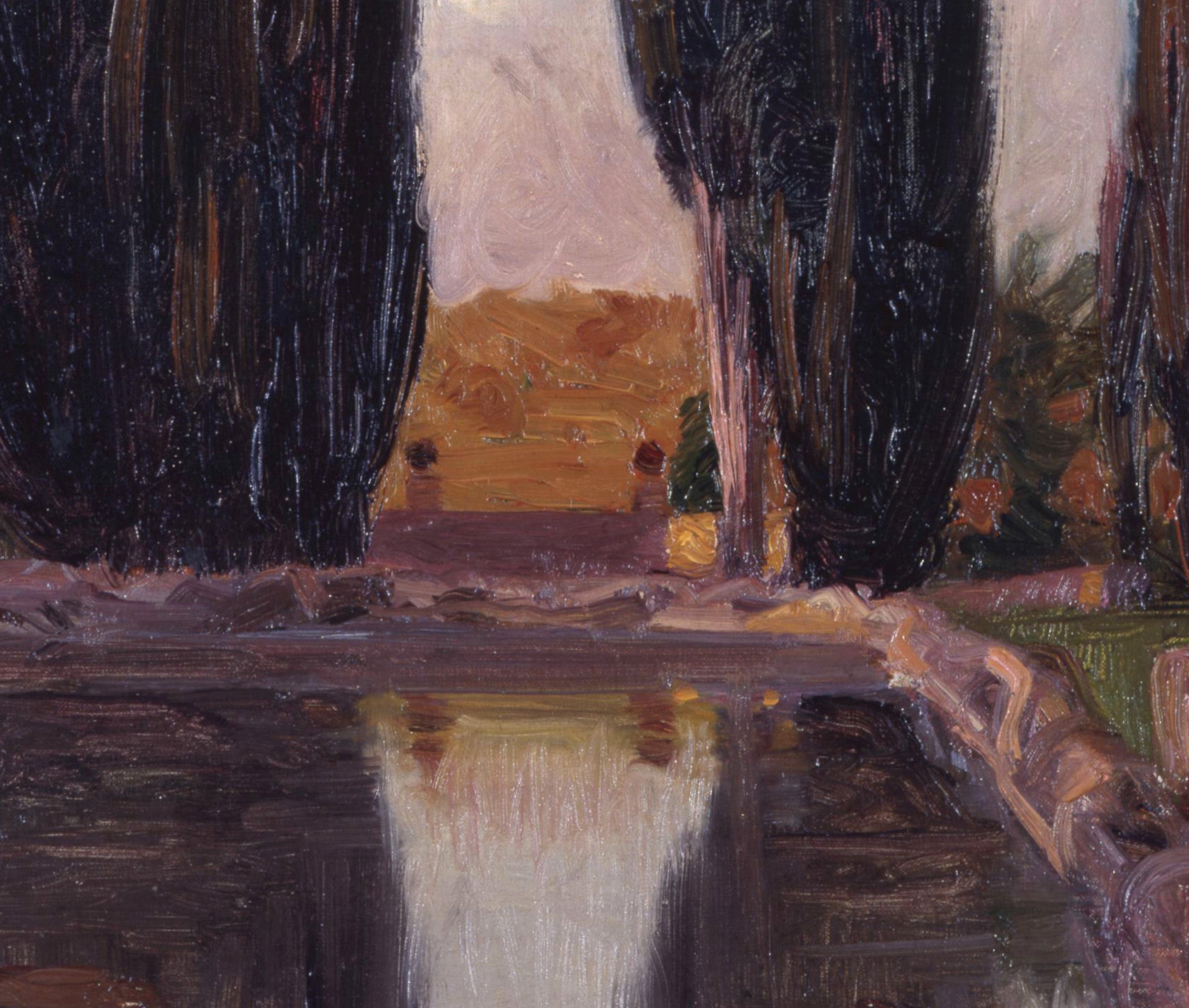 Fujishima Takeji Fine Art Print, Cypresses