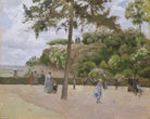 Camille Pissarro Fine Art Print The Public Gardens at Pontoise Impressionist Painting