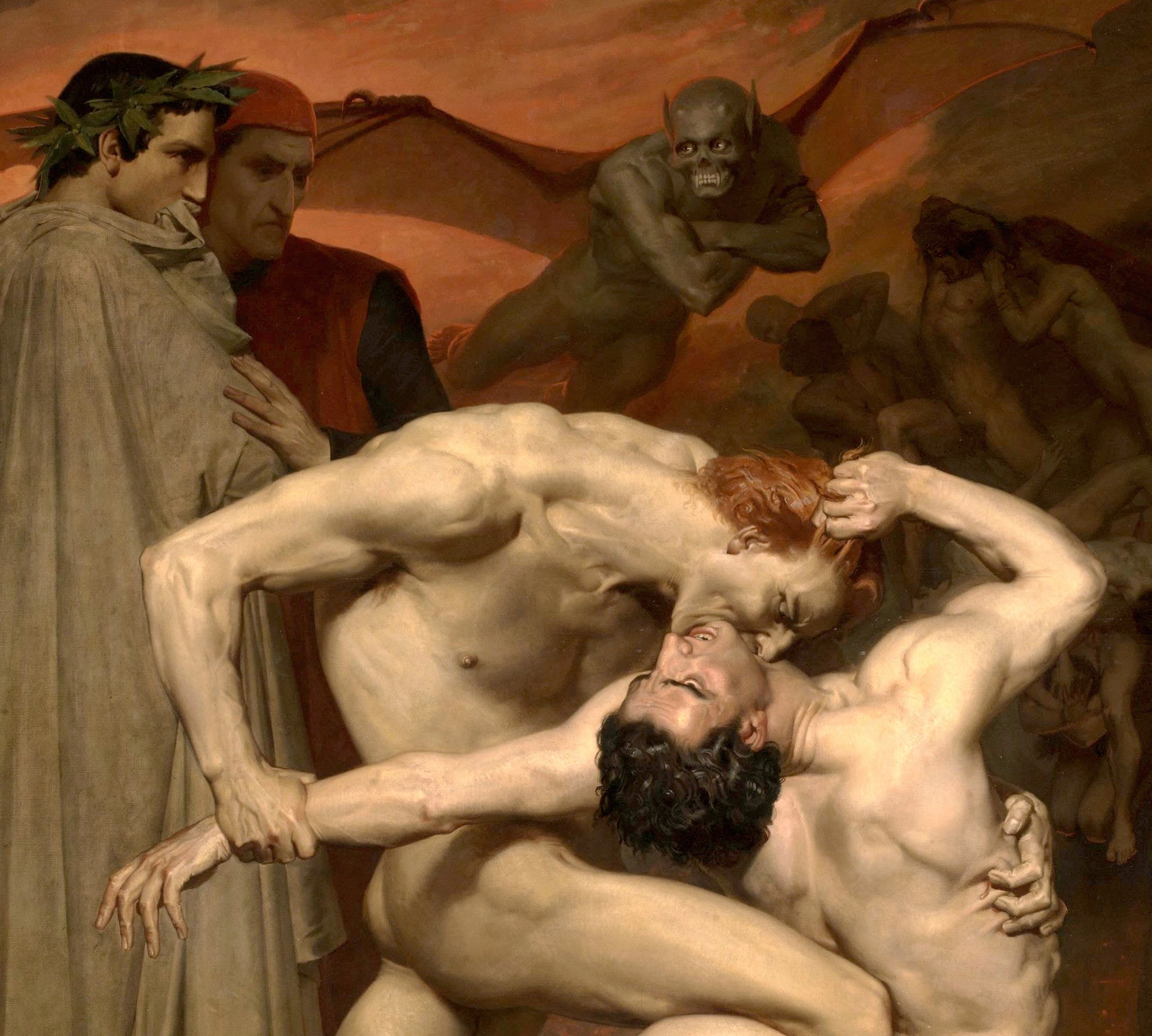 William-Adolphe Bouguereau, Fine Art Print : Dante and Virgil