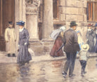 The Portal of Palais Kinsky, Vienna, Ernst Graner Fine Art Print