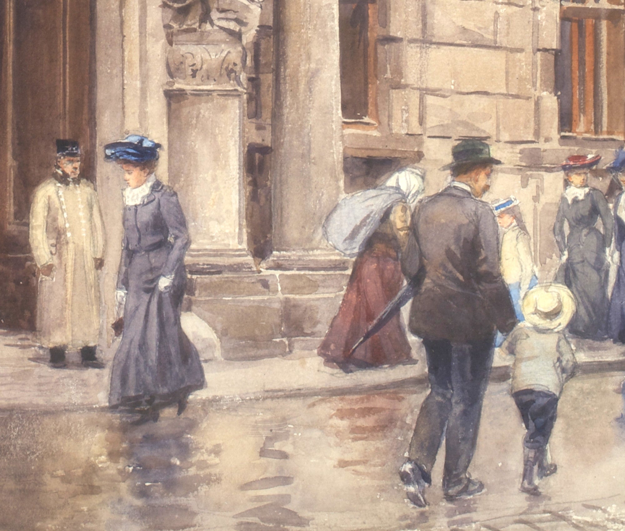 The Portal of Palais Kinsky, Vienna, Ernst Graner Fine Art Print