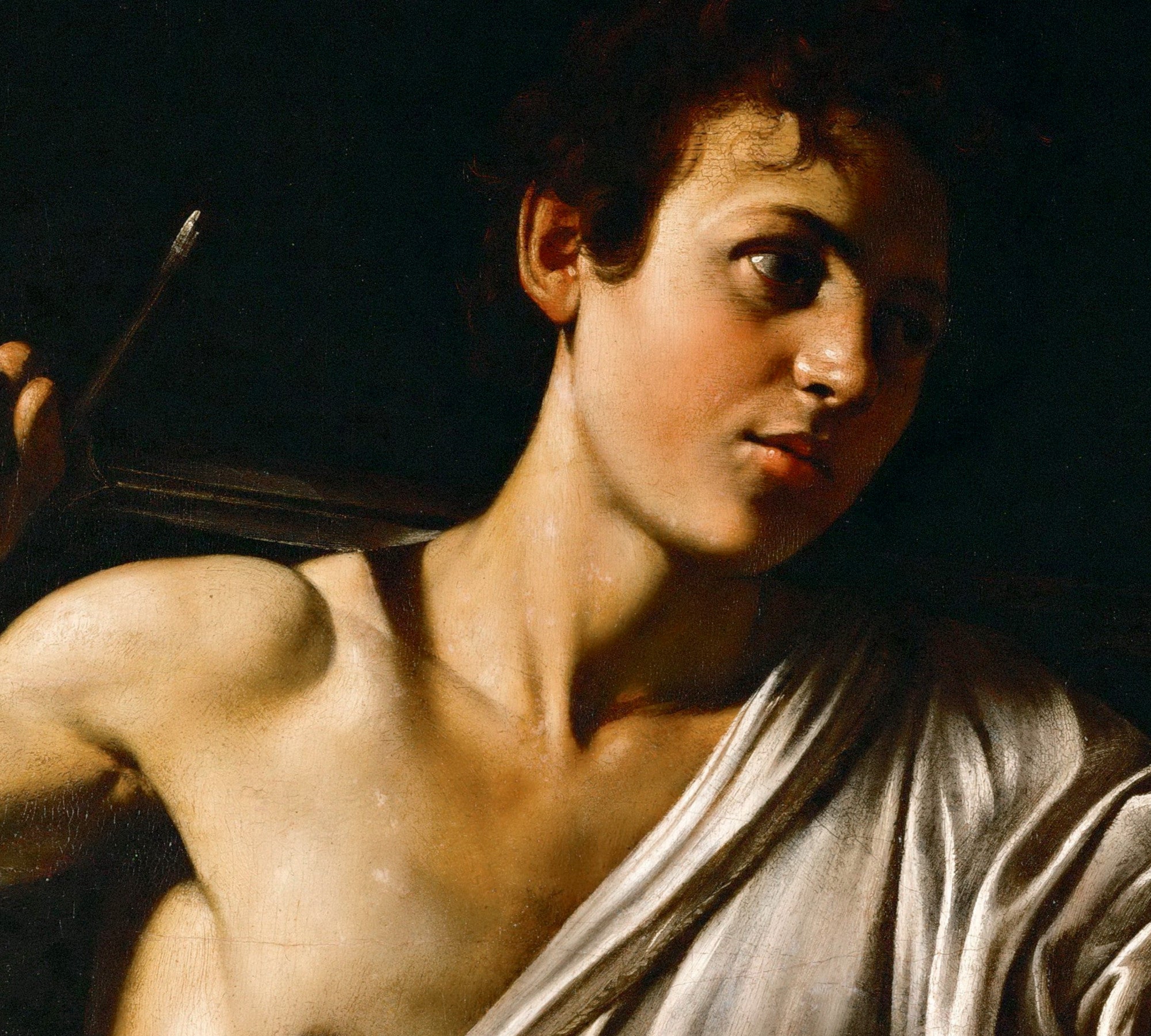 Caravaggio Baroque Fine Art Print, David with the Head of Goliath