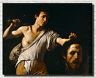 Caravaggio Baroque Fine Art Print, David with the Head of Goliath