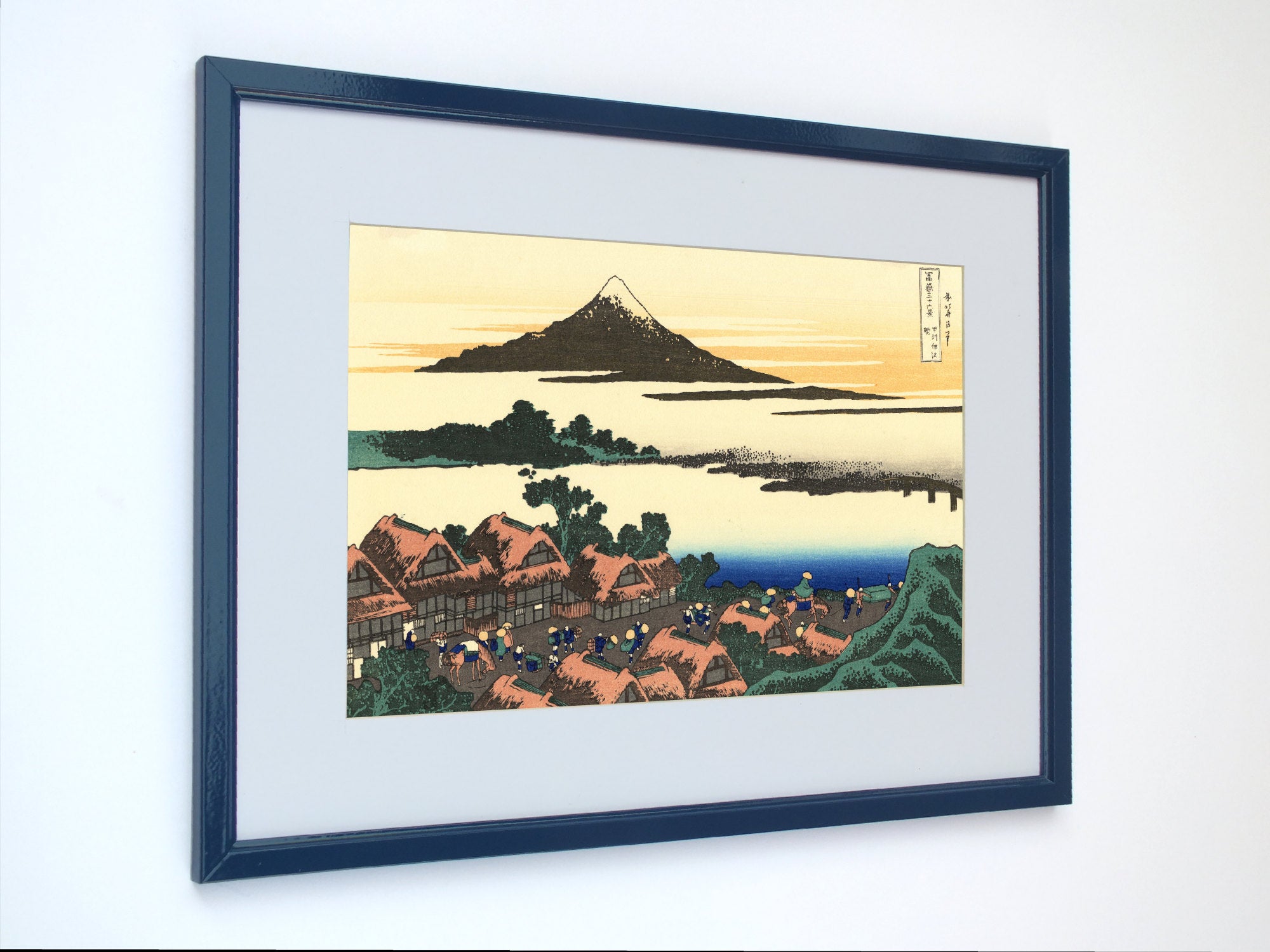 36 Views of Mount Fuji, Dawn at Isawa, Katsushika Hokusai, Japanese Print