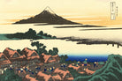 36 Views of Mount Fuji, Dawn at Isawa, Katsushika Hokusai, Japanese Print