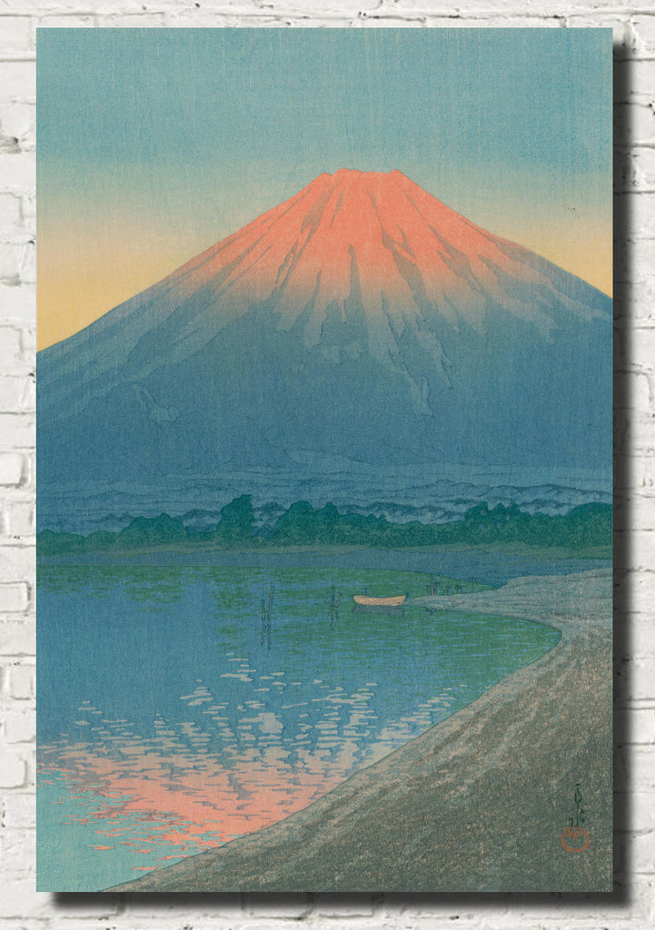 Daybreak over Lake Yamanaka, Hasui Kawase, Japanese Art Print