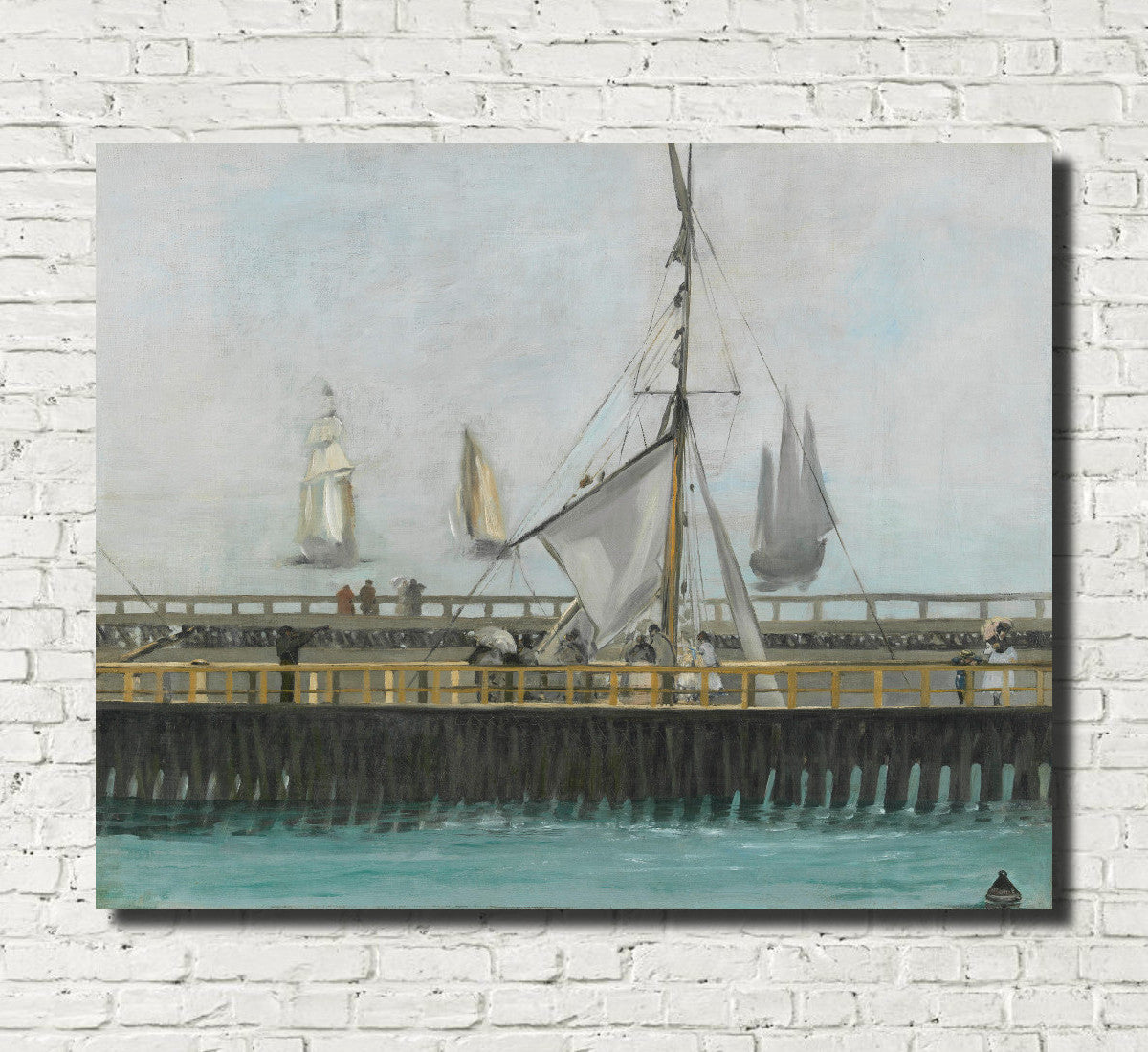 Édouard Manet, French Fine Art Print : Boulogne Sur Mer Pier